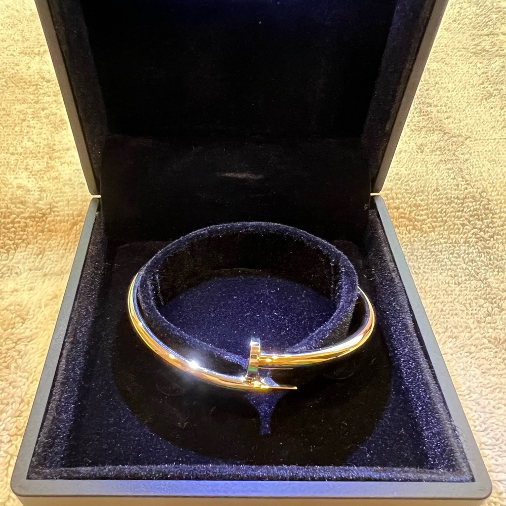 14kt Real Gold Nail Bracelet